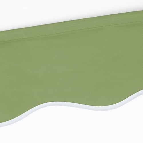 Eclipse Volant aus Polyacryl inkl. Keder, hochwertiges Markisentuch Farbe: Apfel, Markisenbreite: 2.5 m Zubehör für Verschiedene Markisen als Sonnenschutz für Balkon und Terrasse von Eclipse