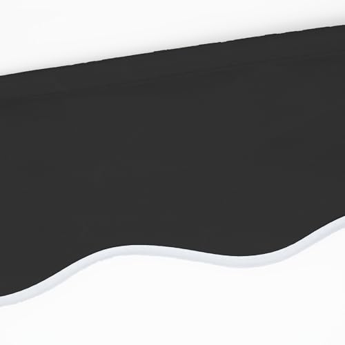 Eclipse Volant aus Polyacryl inkl. Keder, hochwertiges Markisentuch Farbe: Schiefer, Markisenbreite: 4.0 m Zubehör für Verschiedene Markisen als Sonnenschutz für Balkon und Terrasse von Eclipse