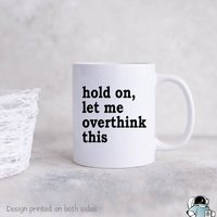 Lassen Sie Mich Diese Kaffeetasse Überdenken, Mitarbeiter Geschenk, Lehrer Geschenke, Lustige Bürogeschenke, Introvertierte Freundgeschenke von EclipseMugs