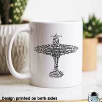 Luftfahrt Alphabet Becher, Pilot Geschenke, Fliegender Phonetik Fliegendes Fluglinienpilot Geschenk, Flugzeugbecher von EclipseMugs