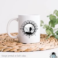 Nicht Alle, Die Wandern, Sind Verloren Kaffeebecher, Wandergeschenke, Reisebecher, Wanderlust Und Wandern Im Outdoorsy-Reisegeschenk von EclipseMugs