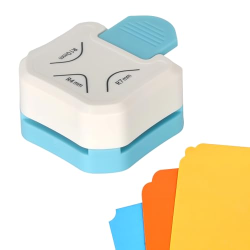 3-in-1 Eckenstanze, Runde Eckenstanze, Erhältlich in 3 Größen 4/7/10 mm, Runde Eckenstanze aus Rostfreiem Stahl, Bastel und Scrapbook Zubehör-Für Papier, Karten, Einladungen und Fotos Bis 3-in-1 Eckenstanze, Runde Eckenstanze, Erhältlich in 3 Größen 4/7/10 mm, Runde Eckenstanze aus Rostfreiem Stahl, Bastel und Scrapbook Zubehör-Für Papier, Karten, Einladungen und Fotos Bis von Eclove