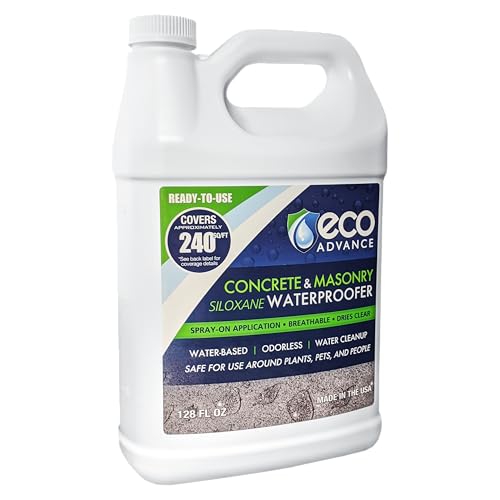 Eco Advance eacon128pd Beton/Mauerwerk siloxane Waterproofer Interline gebrauchsfertiges, 1 Liter von Eco Advance