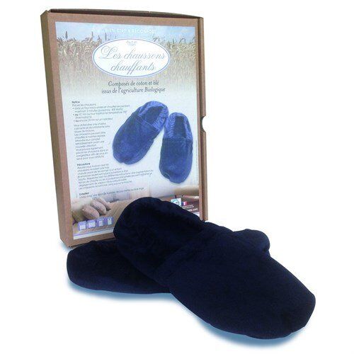 Eco-Conseil Wärmeschuhe - aufheizbare Hausschuhe mit Weizenkörnern von Eco-Conseil