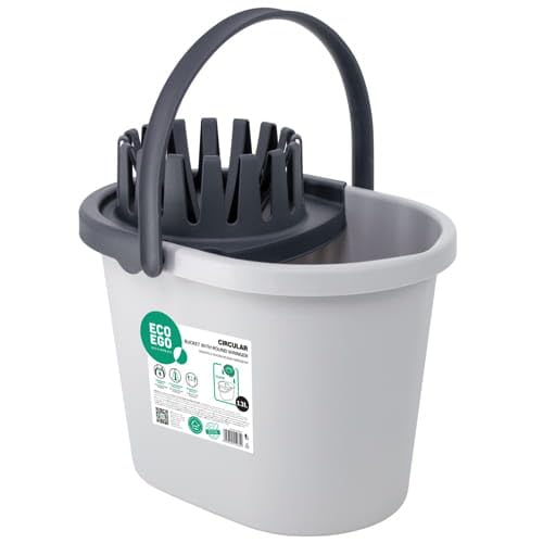 Eco Ego Bodenwischer Wischmopp Set Mit Eimer Reinigung Mit Auswringfunktion Wischsystem Putzset Wischeimer 13 L Circular von Eco Ego