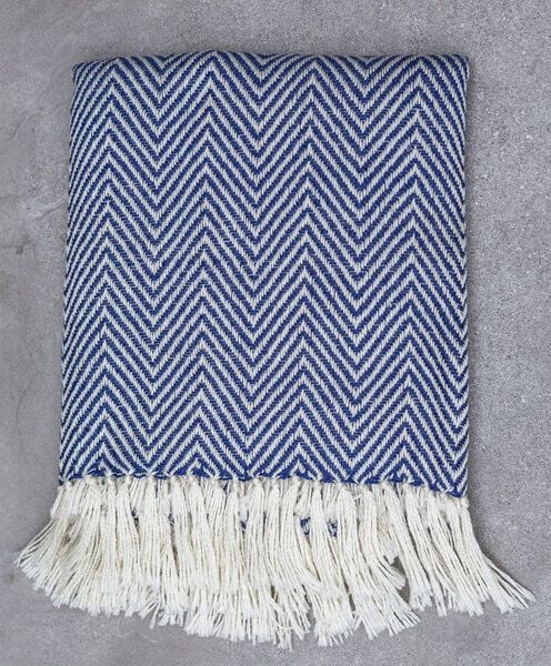 Eco Inner Living Herringbone Decke 100 % recycelte Plastikflaschen tolle Farben von Eco Inner Living