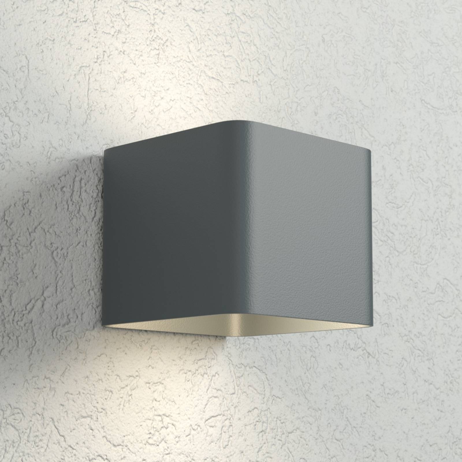 LED-Außenwandlampe Dodd, eckig, anthrazit LED-Außenwandlampe Dodd, eckig, anthrazit von Eco-Light