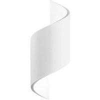 Bemalbare Wandleuchte Gips Weiß H:30,5 cm G9 Modern von Eco-Light