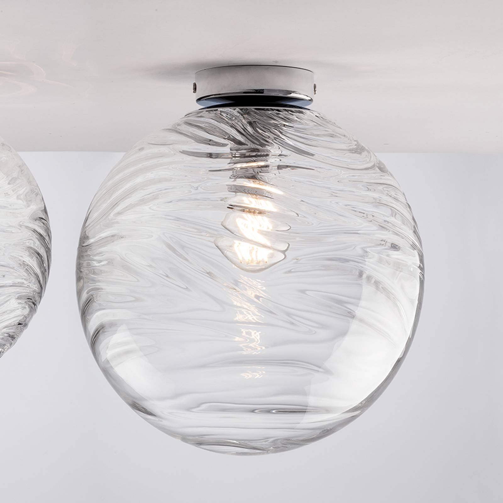 Deckenleuchte Nereide, Glas klar von Eco-Light