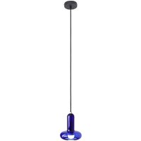 Dekorative Hängelampe Glas Blau E14 B:15 cm Modern von Eco-Light