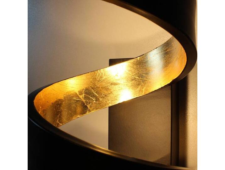 Eco-Light LED-Stehleuchte Helix in Schwarz-Gold für Wohn & Esszimmer - Modern - Metall von Eco-Light