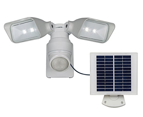 Eco Light Solar-Außenleuchte Openy, Solarpanel Getrennt mit 5 m Kabel IP44, 2-flammig, LED 4 W, Weiß P 9019 WH von Eco Light