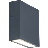 LED Außenleuchte Wand Anthrazit IP54 4000 K Up Down von Eco-Light