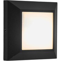 LED Außenwandleuchte Aluminium IP54 4 W 3000 K Schwarz von Eco-Light