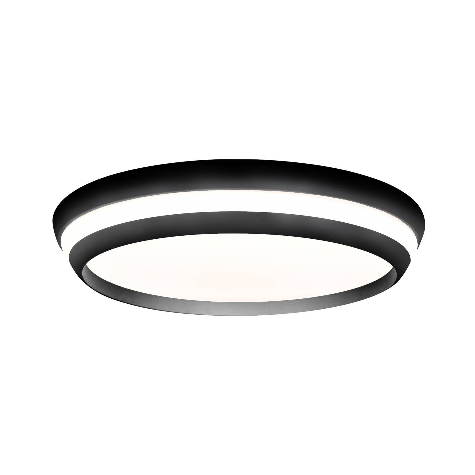 LED-Deckenlampe Cepa RGBW CCT schwarz Ø 45 cm von Lutec
