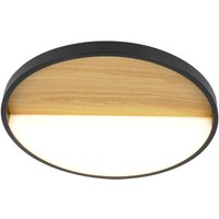 LED Deckenlampe Schwarz Natur Ø40 cm 2350 lm dimmbar von Eco-Light