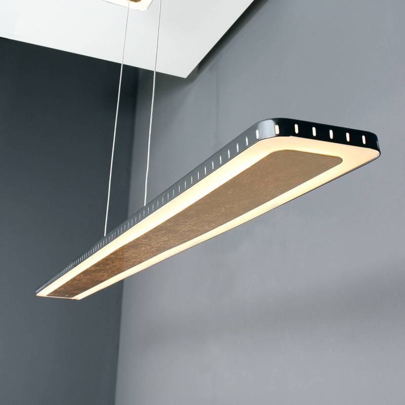 LED-Hängeleuchte Solaris 3-Step-dim gold 120 cm von Eco-Light