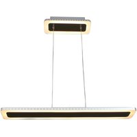 LED Pendelleuchte Aluminium Edelstahl Schwarz 3000 K von Eco-Light