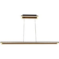 LED Pendelleuchte Aluminium Gold Schwarz 3000 K 120 cm LED Pendelleuchte Aluminium Gold Schwarz 3000 K 120 cm von Eco-Light