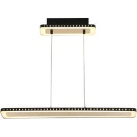 LED Pendelleuchte Aluminium Gold Schwarz 3000 K 70 cm von Eco-Light