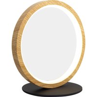 LED Tischlampe Holz 20,4 cm 3500 K 730 lm Natur Schwarz von Eco-Light