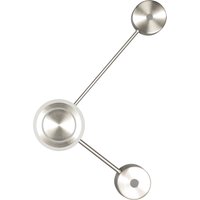 LED Wandlampe Aluminium dimmbar H:44 cm 3000 K Silber von Eco-Light