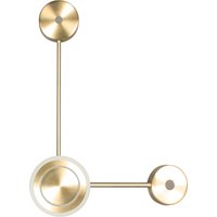 LED Wandlampe Aluminium dimmbar H:44 cm 3000 K in Gold von Eco-Light