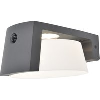 LED Wandlampe Bewegungssensor Aluminium B:16 cm IP44 von Eco-Light