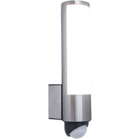 LED Wandlampe Bewegungssensor Edelstahl H:34,5 cm 16 W von Eco-Light