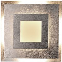 LED Wandlampe Metall Silber B:39 cm Wand Decke dimmbar von Eco-Light