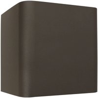 LED Wandlampe Up Down Aluminium IP44 3000 K Anthrazit von Eco-Light