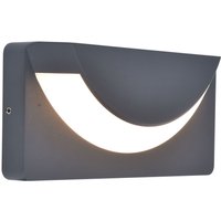 LED Wandleuchte Aluminium IP54 B:23,1 cm 3000 K 450 lm von Eco-Light