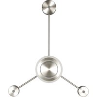 LED Wandleuchte Aluminium dimmbar H:53 cm 3000 K Silber von Eco-Light
