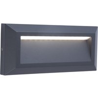 LED Wandleuchte Außen Aluminium Anthrazit IP54 B:23 cm von Eco-Light
