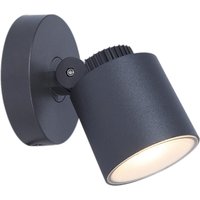 LED Wandstrahler Aluminium verstellbar IP54 3000 K 6 W von Eco-Light
