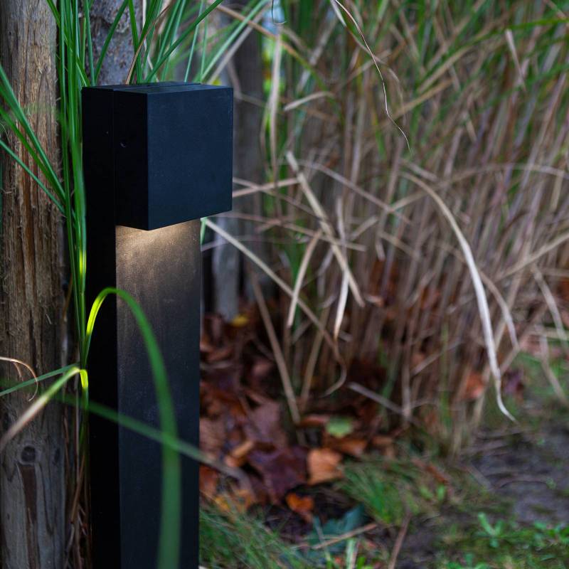 LED-Wegeleuchte Gemini XF mattschwarz von Lutec