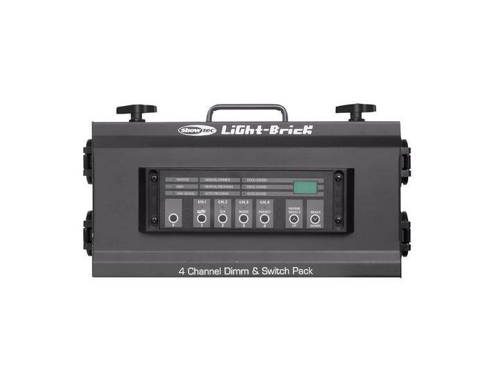 Showgear Discolicht Showtec Lightbrick DMX-Dimmerpack mit 4 Kanälen von Eco-Light