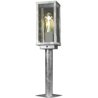 Sockelleuchte Vintage Aluminium in Zink IP44 E27 50 cm Sockelleuchte Vintage Aluminium in Zink IP44 E27 50 cm von Eco-Light