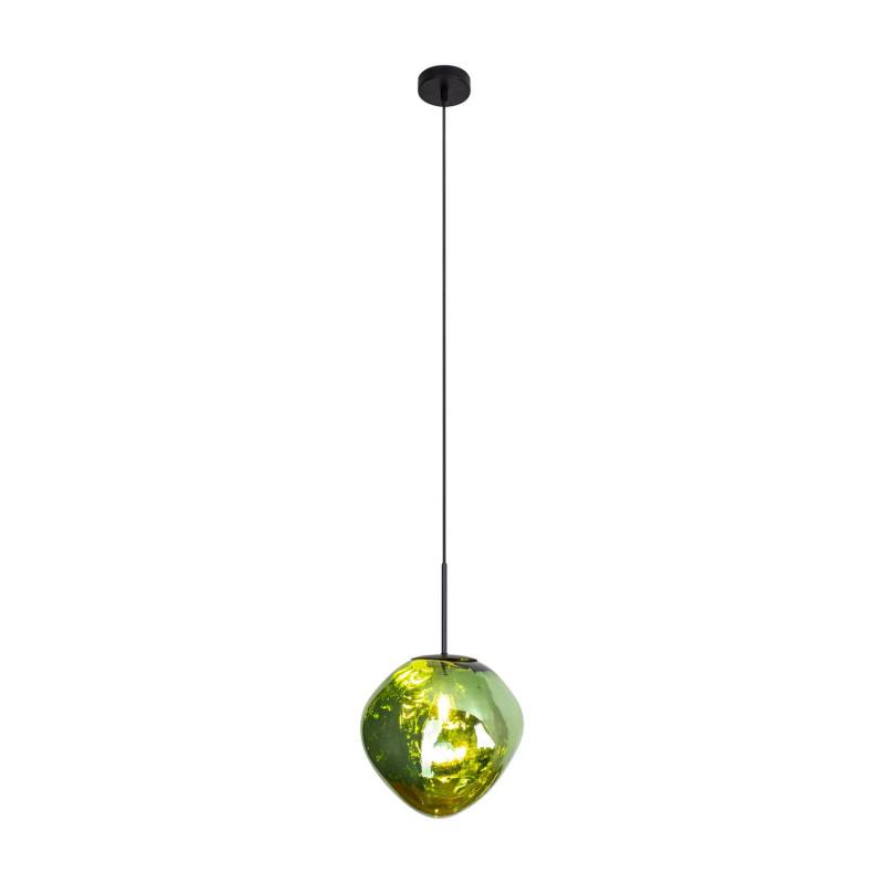 Eco Light Hängeleuchte Canopus Grün ø 28 Cm Glas E27 Deckenlampe Deckenleuchte B-Ware von Eco light