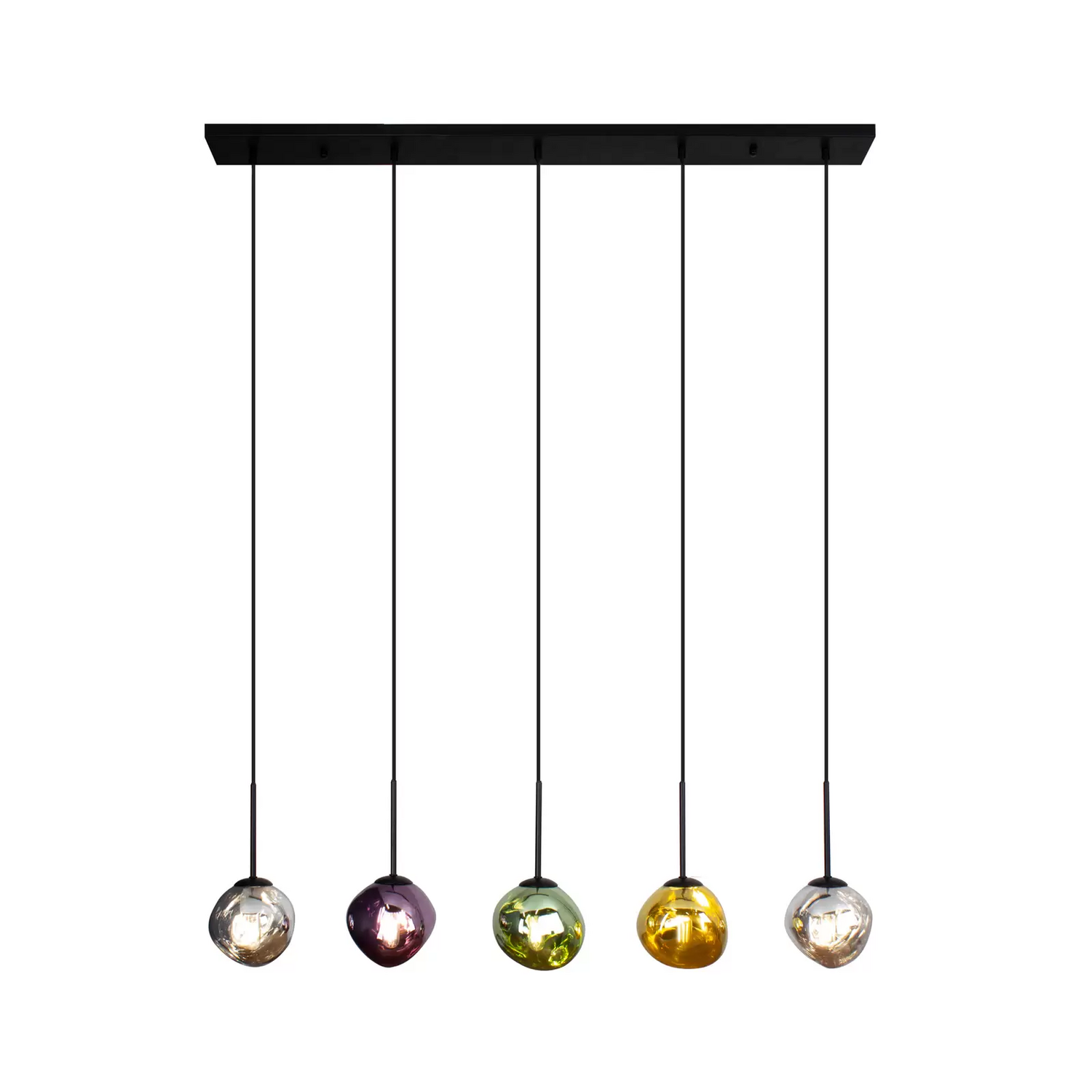 Eco-Light Hängeleuchte Canopus multicolor fünfflammig Glas E14 Deckenlampe Lampe Eco-Light Hängeleuchte Canopus multicolor fünfflammig Glas E14 Deckenlampe Lampe von Eco light