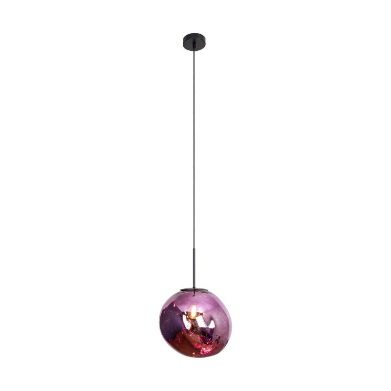 Eco Light Hängeleuchte Pendelleuchte Canopus Violett Glas E27 Durchmesser 28 Cm B-Ware von Eco light