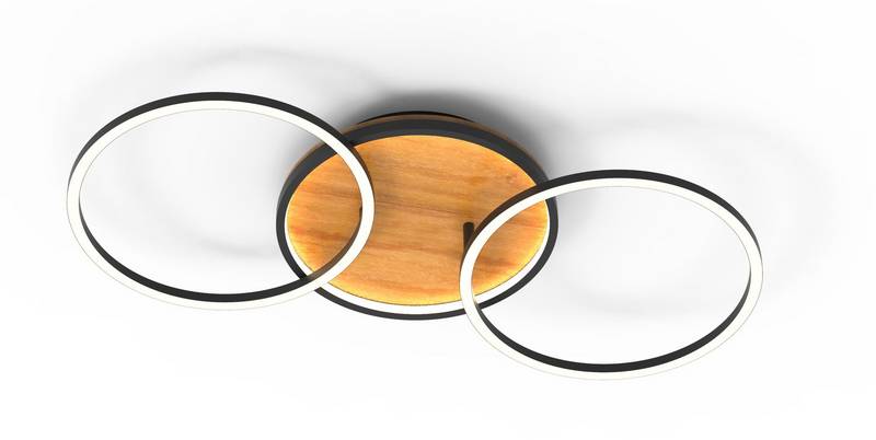 Eco Light Led Deckenleuchte Kiru Pinie Länge 874 Cm Holz Deckenleuchte Lampe B-Ware von Eco light