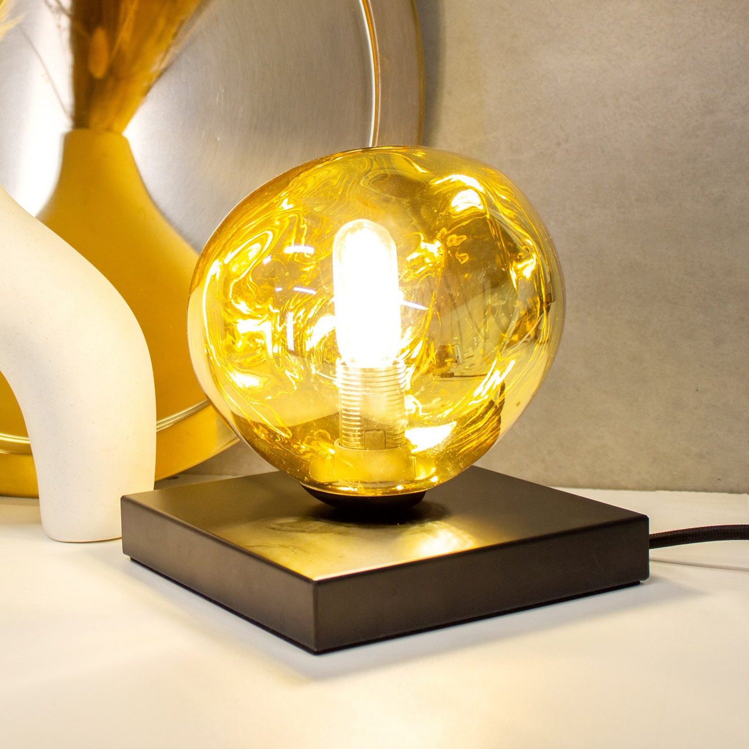Eco Light Tischleuchte Lampe Canopus Leuchte Tischlampe E14 15 Cm Schalter Kabel B-Ware Eco Light Tischleuchte Lampe Canopus Leuchte Tischlampe E14 15 Cm Schalter Kabel B-Ware von Eco light