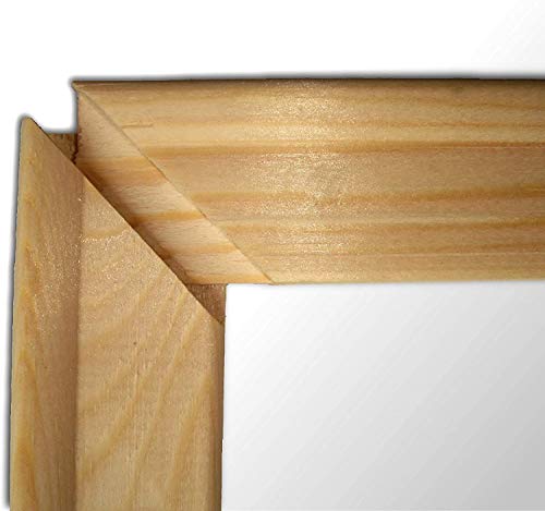 Eco Keilrahmen Set zum Selberbauen (35 x 20 cm) - Holz, Kiefernholz, DIY Rahmen für Leinwand, Kunstdrucke oder Stoff von Eco