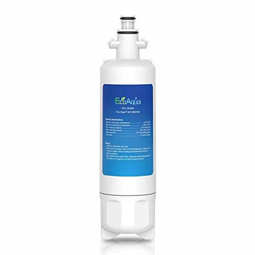 EcoAqua EFF-6032D Eis- und Wasserfilter für Kühlschränke passend für Beko 9256712, 487960200, 4346650401, 4874960100, 4877880200, Blomberg KFD9952PXDUK, Lamona HJA6110, LAM6100 (2) (1) von EcoAqua