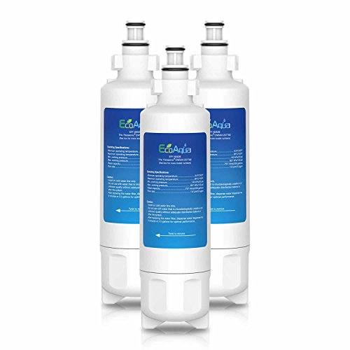 EcoAqua EFF-6032B Kühlschrankwasserfilterersatz Kompatibel mit Panasonic CNRAH-257760, CNRBH-125950, PANCNRBH125950 (3) von EcoAqua