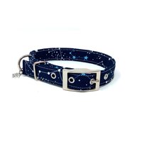 Astronomie Sterne Und Sternbilder Traditionelle Öse Hundehalsband von EcoDogDesigns