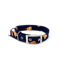 Fuchs Muster Traditionelle Eyelet Hundehalsband Fuchs Muster Traditionelle Eyelet Hundehalsband von EcoDogDesigns