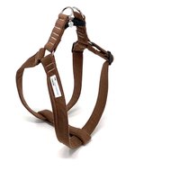 Schokolade Braun Cord Verstellbares Hundegeschirr von EcoDogDesigns