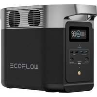 ECOFLOW Delta 2 Powerstation LiFePO 4 Schwarz mit Laderegler von EcoFlow